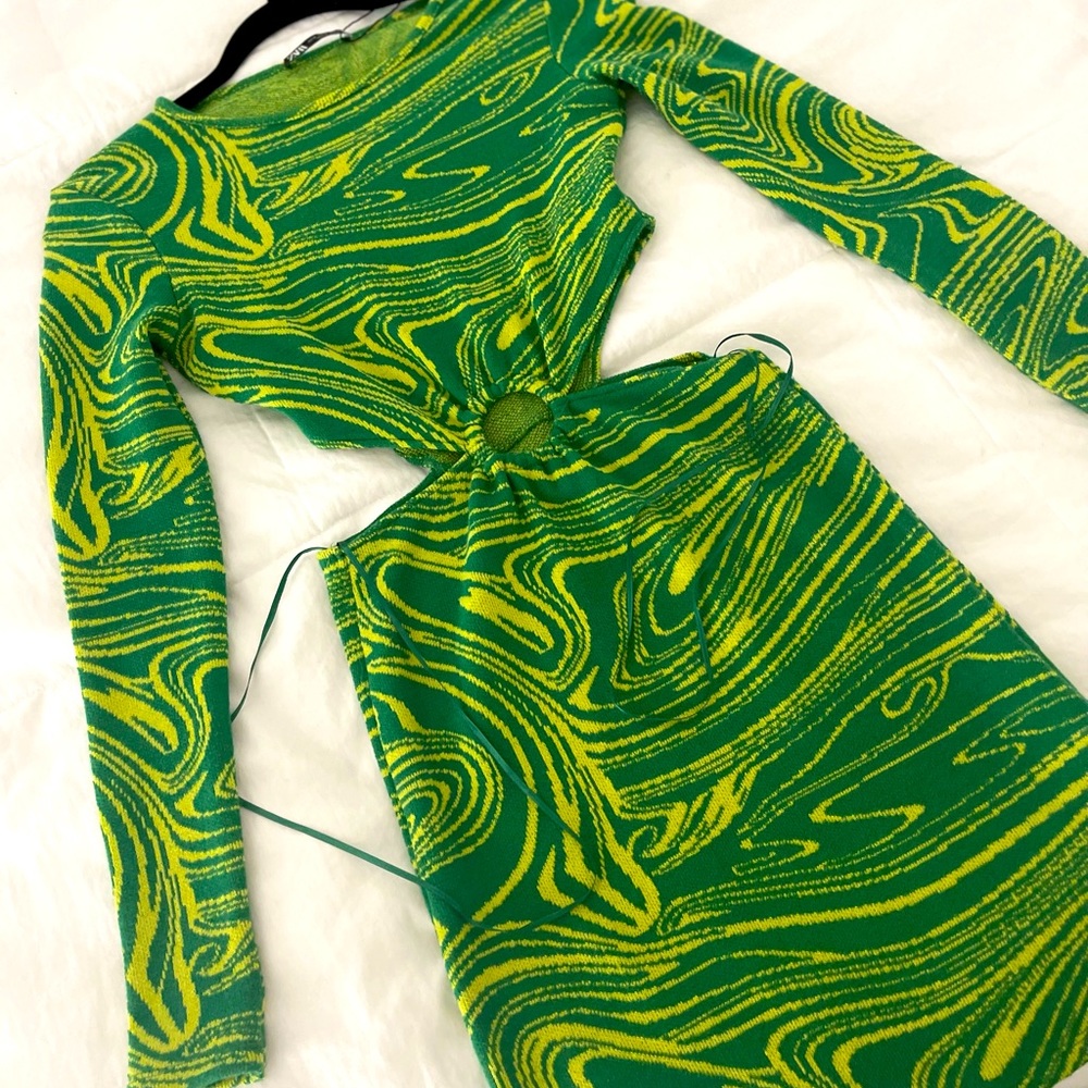 Zara disco dress new